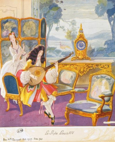 El estilo Luis XIV de Umberto Brunelleschi