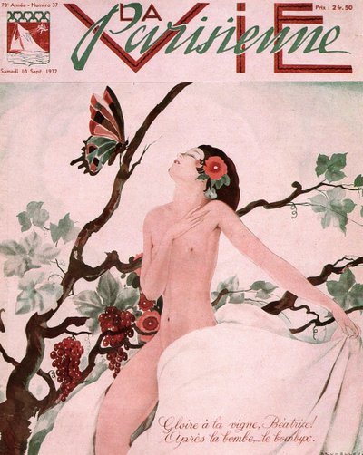 Portada de la revista La Vie Parisienne, 1932 de Umberto Brunelleschi