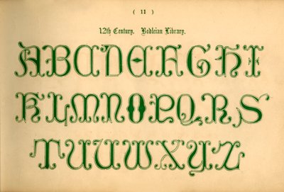 Siglo XII. Biblioteca Bodleiana, 1862 de Unbekannt