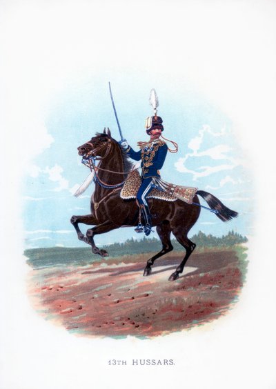 13º Húsares, 1889 de Unbekannt