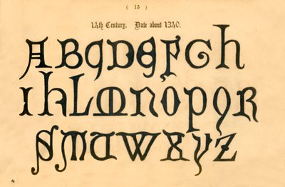Siglo XIV. Fecha alrededor de 1340 de Unbekannt