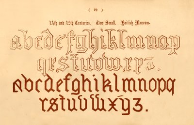 Siglos XIV y XV. Dos pequeños. Museo Británico, 1862 de Unbekannt