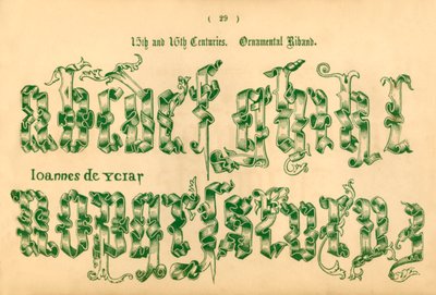 Siglos XV y XVI. Cinta ornamental, 1862 de Unbekannt