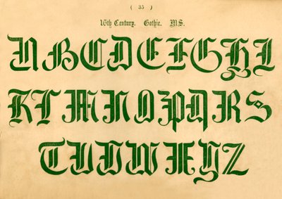 Siglo XVI. Gótico. MS, 1862 de Unbekannt