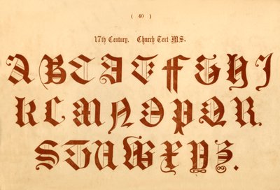 Texto de la iglesia del siglo XVII, 1862 de Unbekannt