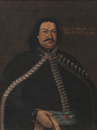 Retrato de N. Kubínyi del siglo XVIII de Unbekannt Unbekannt