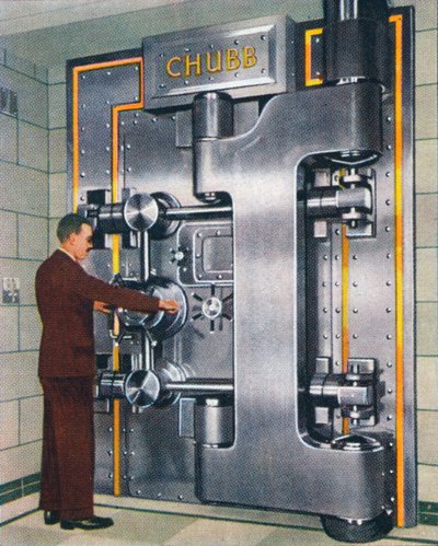 Puerta del tesoro de 30 toneladas, 1938 de Unbekannt