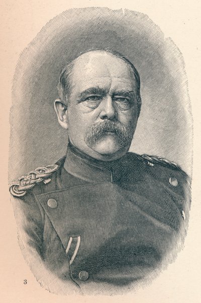 3 - Otto Von Bismarck en cuatro etapas de su carrera, 1907 de Unbekannt