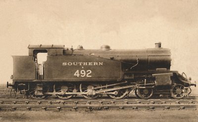Locomotora de tanque 4.8.2. No. E. 492, principios del siglo XX de Unbekannt