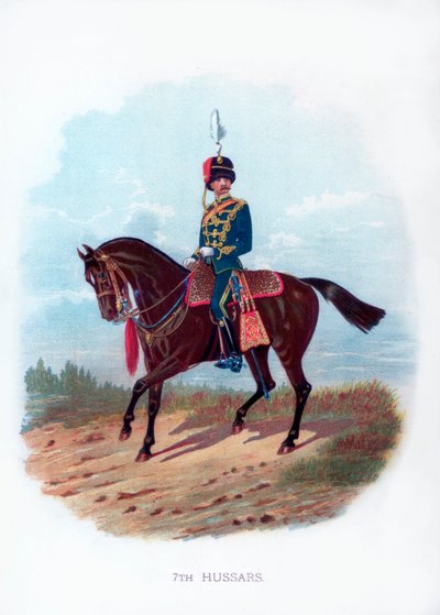 7º Húsares, 1889 de Unbekannt
