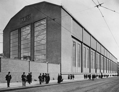 Planta de Montaje AEG por Peter Behrens de Unbekannt