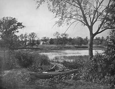 Una bahía en Lac la Belle, Oconomowoc, c. 1897 de Unbekannt