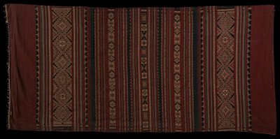 Un Sarong de Bentenan, tejido por el pueblo Minahasa alrededor del siglo XVIII de Unbekannt