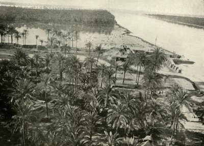 Una posición británica en el río Tigris, 1919 de Unbekannt