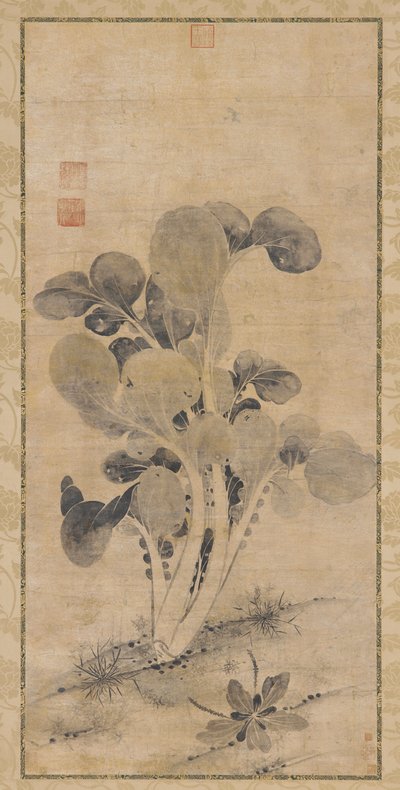 Una planta de col, finales de la dinastía Yuan o principios de la dinastía Ming, siglos XIV-XV de Unbekannt