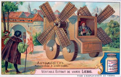 Un coche con cuchillas, 1460, c. 1900 de Unbekannt