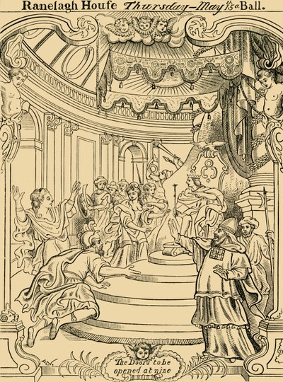 Una tarjeta de invitación a Ranelagh, c1876 de Unbekannt