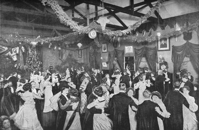 Un baile de Navidad en el Gimnasio Alemán, Londres, c1902 1903 de Unbekannt