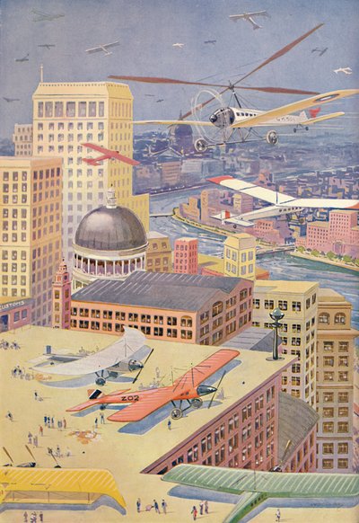 Una ciudad del futuro, 1927 de Unbekannt