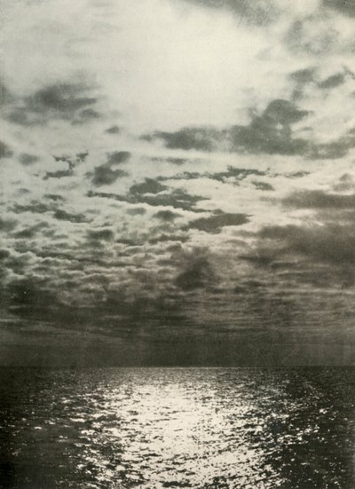 Un efecto de nube antes de que el mar se congelara, c. 1908, 1909 de Unbekannt