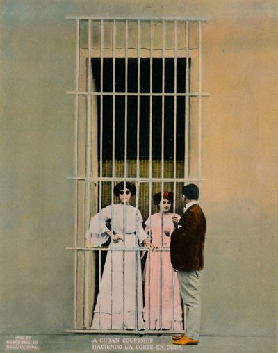 Un cortejo cubano, c. 1920 de Unbekannt