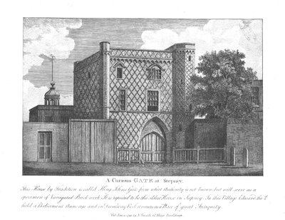 Una puerta curiosa en Stepney, 1791 de Unbekannt