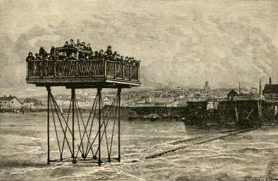 Un curioso puente rodante, 1882 de Unbekannt