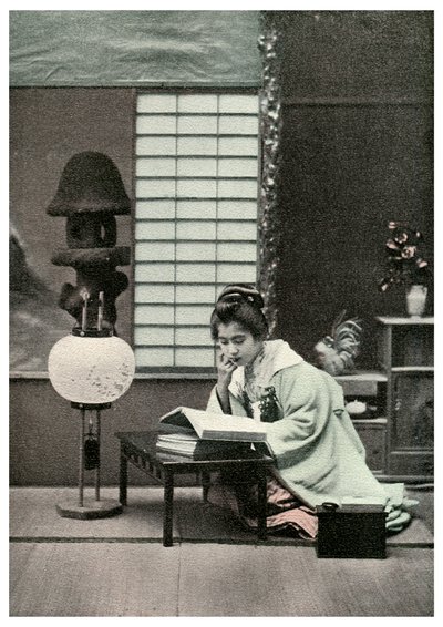 Una estudiante justa, Japón, 1904 de Unbekannt