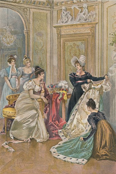 Una ocupación favorita de Josefina de Unbekannt