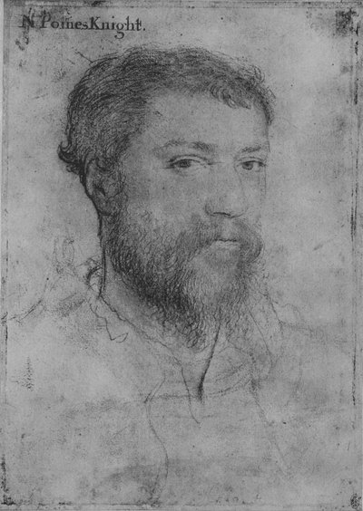 Un caballero: Desconocido no por Holbein, siglo XVI 1945 de Unbekannt