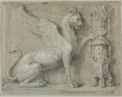 Un relieve de grifo, 1700s de Unbekannt