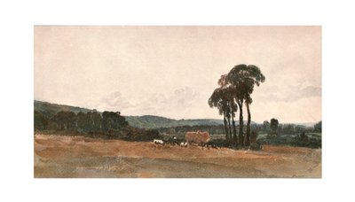 Una escena de cosecha de Unbekannt