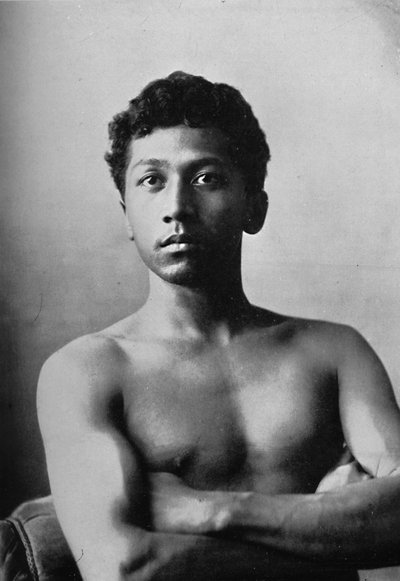 Un joven hawaiano, Honolulu, 1902 de Unbekannt