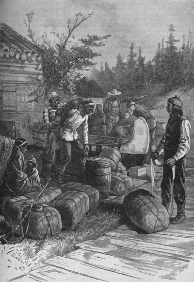 Un Puesto de la Compañía de la Bahía de Hudson, 1902 de Unbekannt