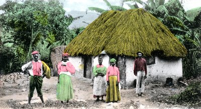 Una aldea jamaicana, c1900s de Unbekannt