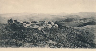 Un kraal kafir - Zululandia, principios del siglo XX de Unbekannt