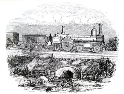 Una locomotora de pasajeros LNWR No 223 de Unbekannt
