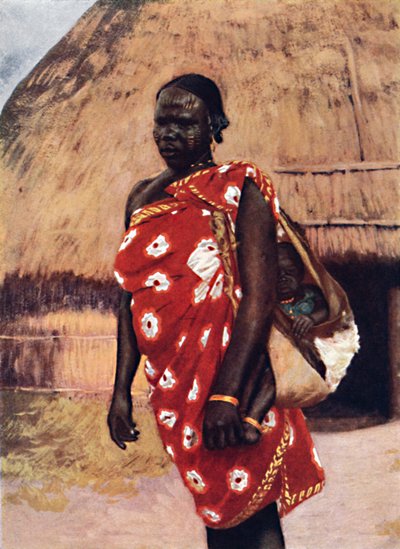 Una mujer Lendu, 1912 de Unbekannt