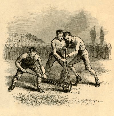 Una animada melé, 1881 de Unbekannt