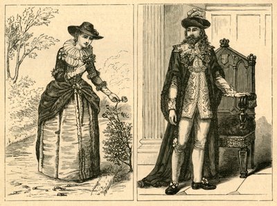 Un Lord Mayor y su Dama, mediados del siglo XVII, 1897 de Unbekannt