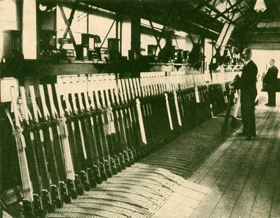 Una caja manual en la línea principal del Great Western, Reading, 1930 de Unbekannt