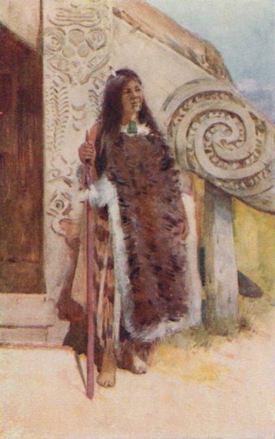Una jefa maorí, 1923 de Unbekannt