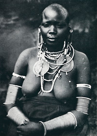Una matrona masái, 1912 de Unbekannt