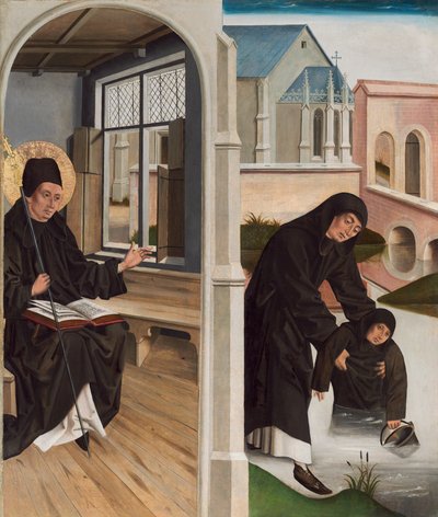 Un milagro de San Benito, c. 1480 de Unbekannt