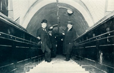 Una escalera mecánica de Unbekannt