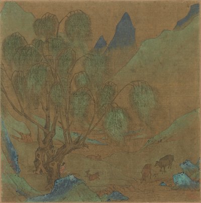 Una escena pastoral, 1271-1368 de Unbekannt