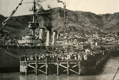 Una fotografía tomada desde el Nimrod...Lyttelton, 1908, 1909 de Unbekannt