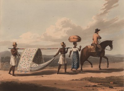 Un Plantador y su Esposa en un Viaje, 1816 de Unbekannt
