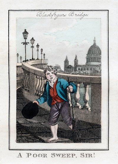¡Un pobre barrendero, señor!, Puente de Blackfriars, Londres de Unbekannt