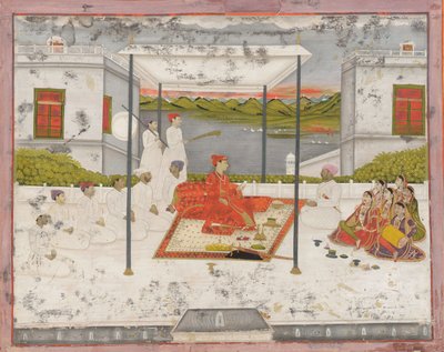 Un príncipe sosteniendo una audiencia, ca. 1750 de Unbekannt